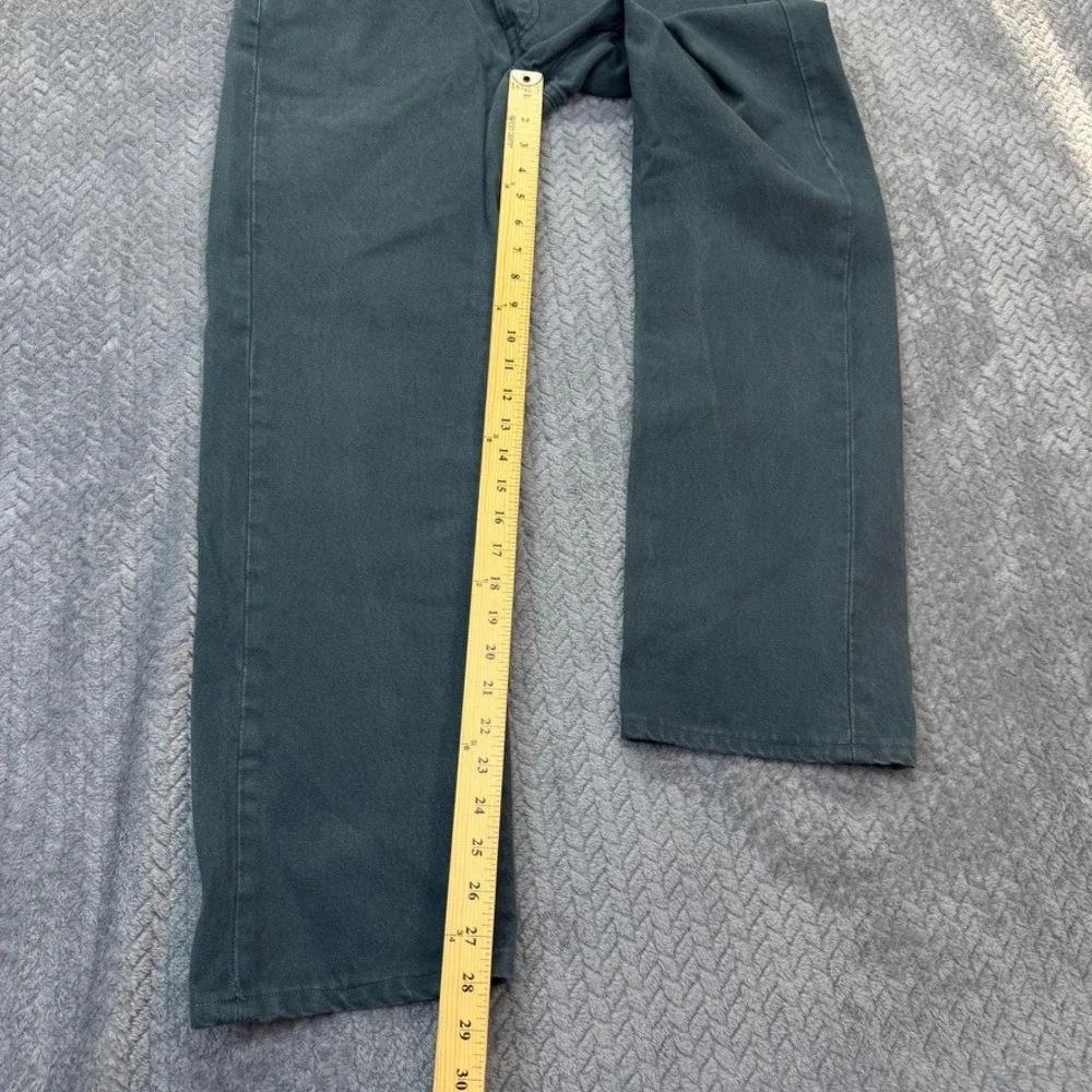 Levi's 501 Original Fit Jeans Mens 30x32 Green Gray Straight Leg Denim Cotton